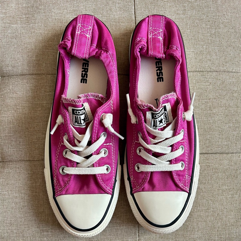 Converse Shoreline Women's Fuchsia Canvas Sneakers NWOT